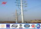 16M 10KN 4mm wall thickness Steel Utility Pole for 132kv distribition transmission power تامین کننده