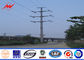 15M Height 6mm Thickness Bitumen Floodlight Pole For High Voltage Transmission Line تامین کننده