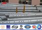 11kv Power Transmission Distribution Galvanized Steel Pole NEA 25FT 30FT 35FT 40FT 45FT تامین کننده