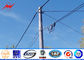 Professional Grade Three 128kv electric Steel Utility Pole 65ft 1000kg load تامین کننده