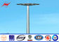 35M Round Galvanized Stadium High Mast Light Pole With 400kg Rasing Lifting System تامین کننده