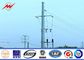 Anticorrosive Electrical Pole Standard Steel Utility Pole 500DAN 11.9m With Cable تامین کننده
