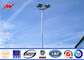 Single Side Lighting 35M HDG High Mast Park Light Pole with 6 Lamps تامین کننده