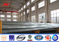 138 kv Bitumen Electrical Galvanized Steel Pole With CO2 welding / Submerged Arc Auto Welding تامین کننده