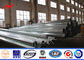 138 kv Bitumen Electrical Galvanized Steel Pole With CO2 welding / Submerged Arc Auto Welding تامین کننده