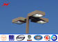 10m Conical Tapered Parking Lot Light Pole , Square Exterior Light Poles تامین کننده