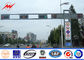 OEM Hot Rolled Steel Powder Coated Traffic Light Pole For Road Lighting تامین کننده