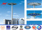 45m Galvanized High Mast Tower 100w - 5000w For Airport / Seaport , Single Or Double Arm تامین کننده