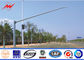 3m Expressway Traffic Light Pole , 1500mm Double Bracket Overpass Metal Light Poles تامین کننده