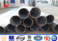 Outdoor Bitumen 20m African Galvanized Steel Power Pole with Cross Arm تامین کننده