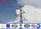 Round Tapered Electrical Power Pole 132kv Power Transmission Tower تامین کننده