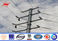 12m 800 Dan Electrical Power Pole For 33kv Transmission Line Project تامین کننده