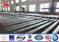 15m 1250 Dan Galvanized Steel Pole For Electrical Powerful Line تامین کننده