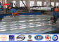 Bitumen Galvanized Steel Pole For Electrical Power Transmission Line تامین کننده