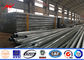 Electrical Power Distribution Steel Power Pole Galvanized 12m ASTM A123 Q345 تامین کننده