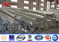Polygonal 16m 800 DaN Galvanized Steel Power Pole 10kV - 220kV Capacity تامین کننده