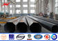 Lattice Welded Steel Tubular Pole With Conductors 15m Q345 Hot Dip Galvanized Tubular تامین کننده