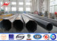 Lattice Welded Steel Tubular Pole With Conductors 15m Q345 Hot Dip Galvanized Tubular تامین کننده