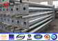 12 Sides 2.5KN Load 15m Galvanised Steel Poles Burial Type Galvanization Standard تامین کننده