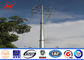 Medium Voltage Electrical Power Pole , Customized Electric Steel Utility Pole تامین کننده
