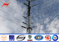 12m Electrical Steel Utility Pole For 132kv Transmission Power Line تامین کننده