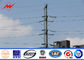 Medium Voltage Electric Power Pole AWS D 1.1 Steel Electrical Transmission Line Poles تامین کننده