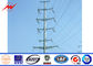 Galvanization Electrical Power Pole 69 kv Transmission Line Poles ASTM A123 Standard تامین کننده