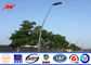 Single Arms Q235 Steel High Mast Street Lighting Poles Galvanized Street Light Pole تامین کننده