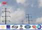 Hot Dip Galvanized Electrical Power Pole AWS D 1.1 69kv Transmission Line Poles تامین کننده
