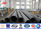 ISO 9001 69 kv Electrical Transmission Line Pole ASTM A572 Steel Tubular تامین کننده