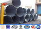 Bitumen Diameter 100 - 300 17M Electric Galvanized Steel Pole with Cross Arm تامین کننده
