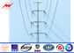 12m 350daN Electric Galvanized Steel Pole Bitumen Diameter 120mm - 280mm تامین کننده