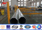40ft 800 DaN Galvanized steel utility poles Electrical Power Monopole Q345 Material تامین کننده