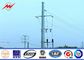 69 KV Philippines Galvanized Steel Pole / Electrical Pole With Cross Arm تامین کننده