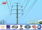 25 Ft - 90 Ft Height Steel Utility Pole Round Tapered With Electric Fittings تامین کننده