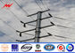 Bitumen 16M 5 KN Electrical Power Pole For Double Circuit Transmission Line تامین کننده
