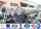 11M 2.5KN Octagonal Galvanized Steel Pole Bitumen Surface 34.5 KV Power Line Pole تامین کننده