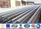 15M Bitumen Burial Type Galvanised Steel Tubular Pole For Transmission Poles تامین کننده