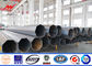 +/-2% Tolerance 12m 1500Dan Galvanized Steel Pole For Power Line Distribution Project تامین کننده