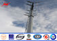 10.5M 800 DAN Steel Power Pole Double Circuit Transmission Line Electric Utility Poles تامین کننده