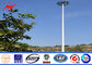 30m outdoor galvanized high mast light pole for football stadium تامین کننده