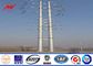 45FT NEA Standard Steel Power Utility Pole 69kv Transmission Line Metal Power Poles تامین کننده