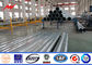10M 130DAN 300N Hot Dip Galvanized Steel Power Transmission Poles Q235 , Q345 Material تامین کننده