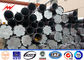 220KV Electric Tubular Poles Metal Post Galvanized Electrical Utility Poles تامین کننده