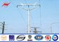 27m Galvanized Metal Power Transmission Poles Power Transmission Tower Iron Electric Pole تامین کننده