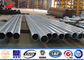 IP65 69kv Galvanised Steel Pole For Electrical Distribution Line Project تامین کننده