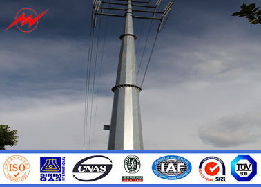 چین Steel Electric Poles / Eleactrical Power Pole With Cable تامین کننده