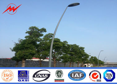 چین Dual Outdoor 15m Steel Street Light Poles , High Mast Park Light Pole تامین کننده