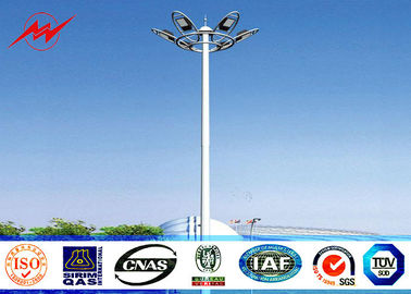 چین 25M Height LED High Mast Pole with rasing system for stadium lighting تامین کننده