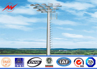 چین Outdoor 25M Galvanzied High Mast Pole with 6 lights for airport lighting تامین کننده